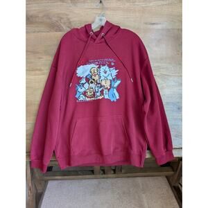 NWT NASA Hoodie Men’s 2XL – Red Dogs Graphic Raglan Sleeve Pullover Sweatshirt